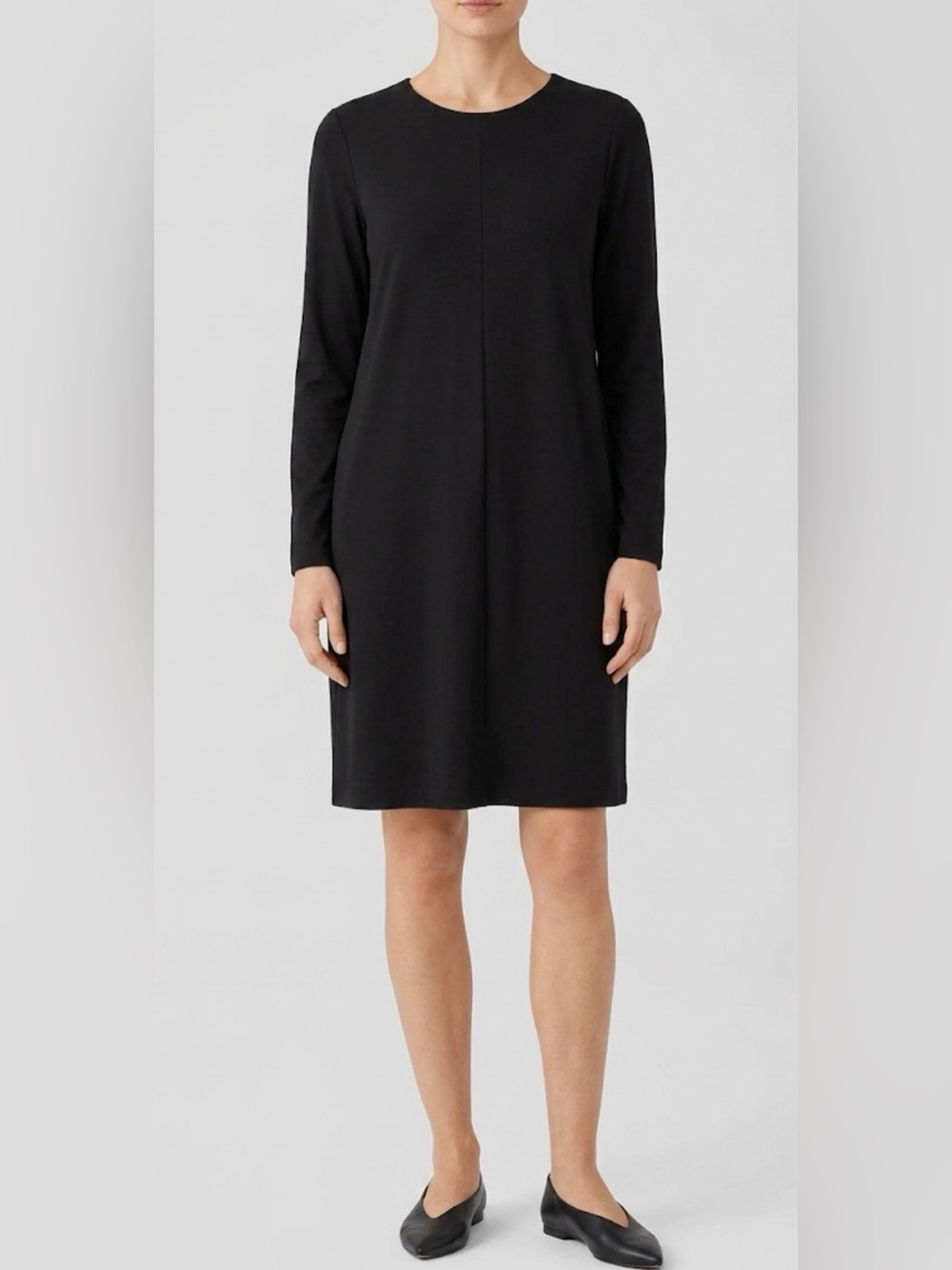 NWT J Jill Black Long Sleeve Dress